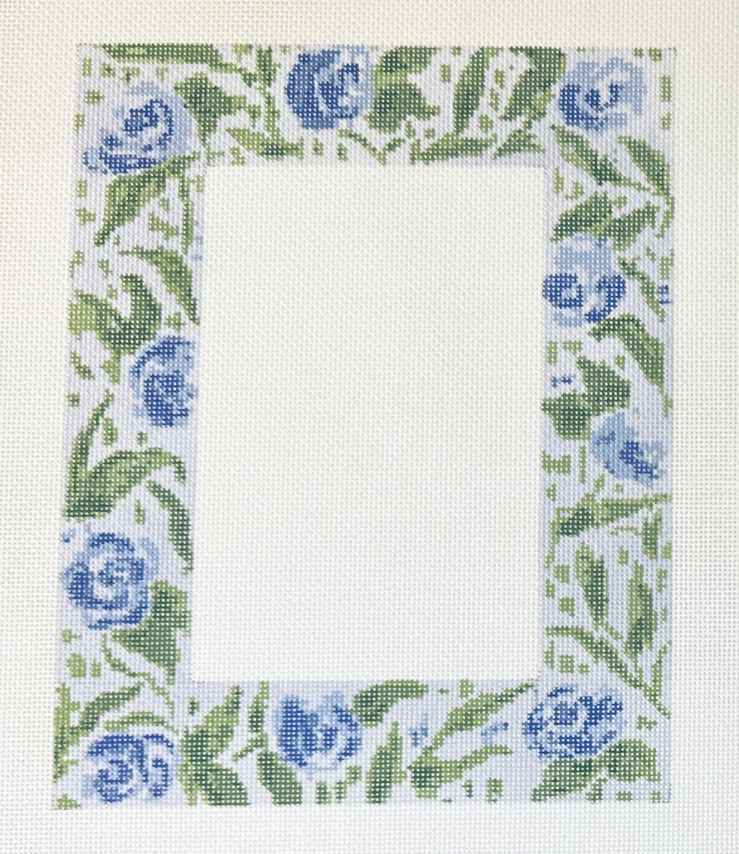CM53 blue floral frame