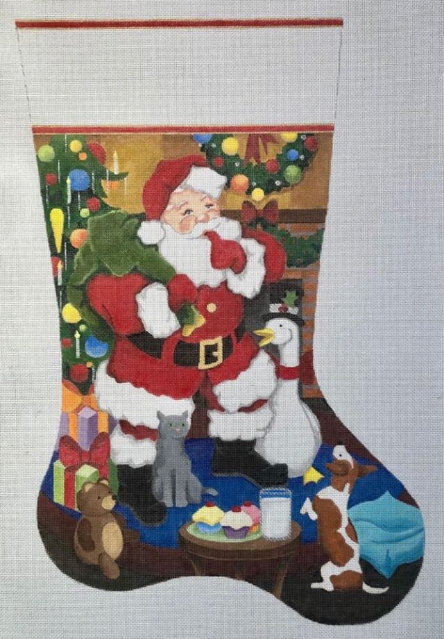 1983 Santa w/ Animals stocking