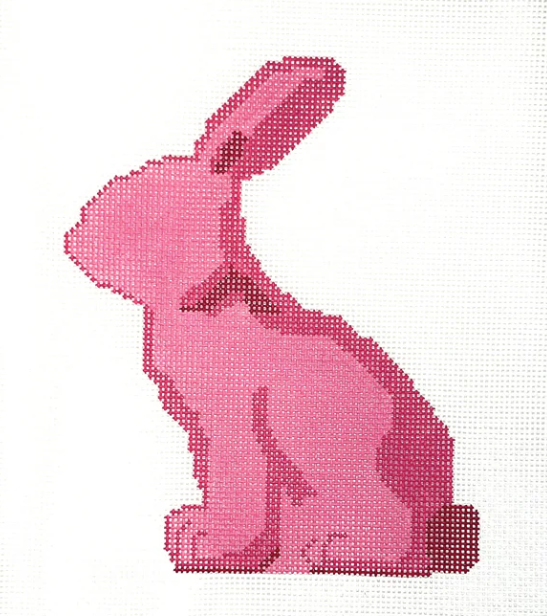 Moss Spring Bunny Canvas- Pink
