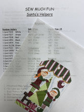 Load image into Gallery viewer, santa's helpers with stitch guide