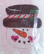 Load image into Gallery viewer, canvas cookie, snowman
