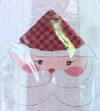 Load image into Gallery viewer, canvas cookie, santa heart