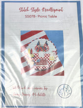 Load image into Gallery viewer, picnic table with stitch guide