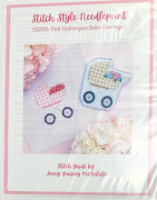 Load image into Gallery viewer, baby carriage, pink hydrangea