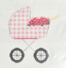 Load image into Gallery viewer, baby carriage, pink hydrangea