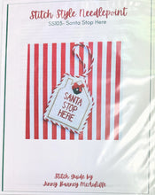 Load image into Gallery viewer, santa stop here with stitch guide