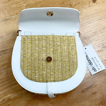 Load image into Gallery viewer, ahdorned cassidy bag, white vegan leather