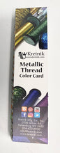 Load image into Gallery viewer, Kreinik Metallic Thread Color Card