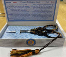 Load image into Gallery viewer, ecaille scissors, floral