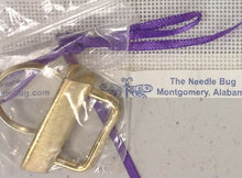 Load image into Gallery viewer, SAE key fob w brass hardware