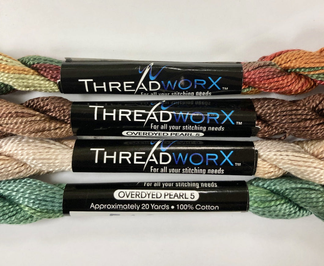 threadworX overdyed pearl cotton #5