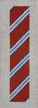 Load image into Gallery viewer, striped key fob