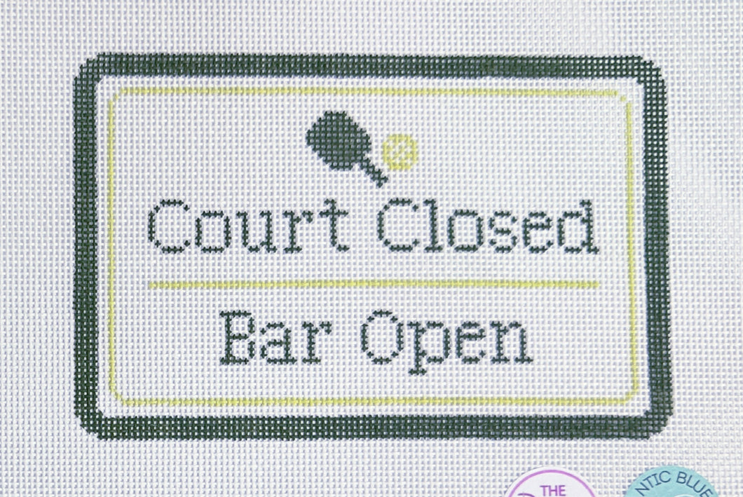 Court Closed, Bar Open - Pickleball