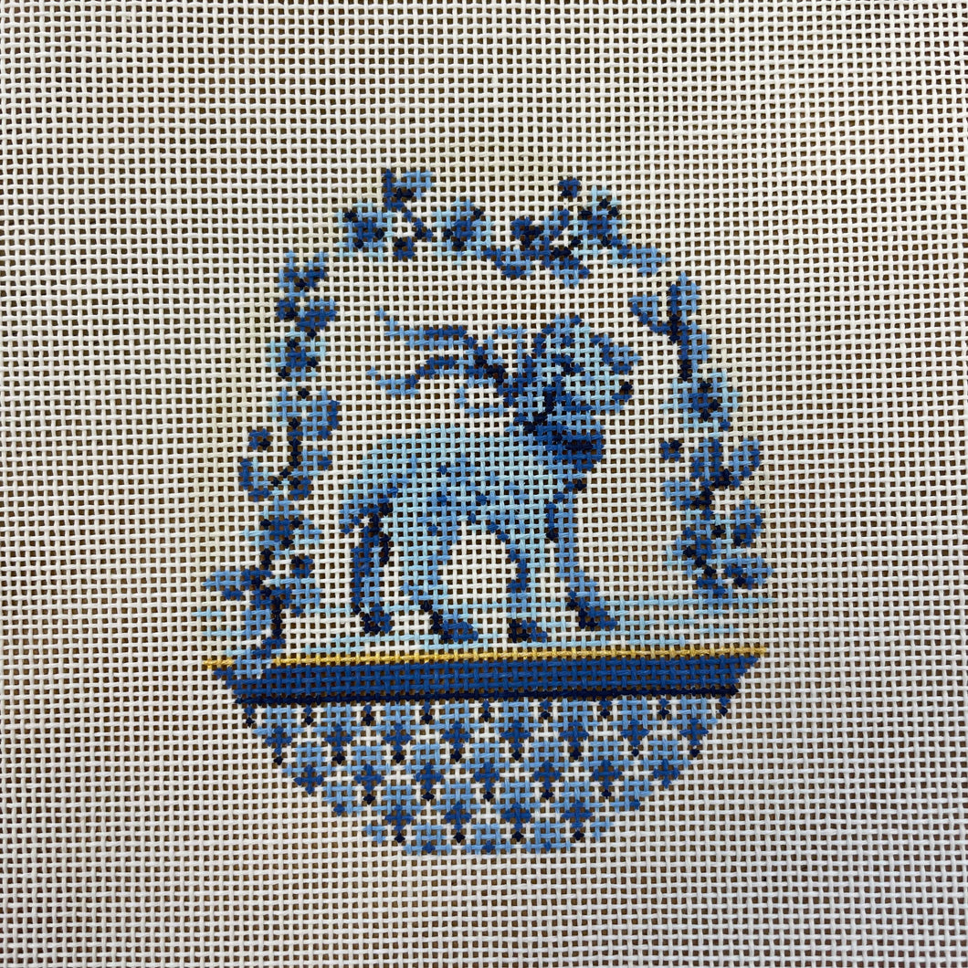 blue garland lamb egg