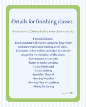Load image into Gallery viewer, Square Ornament Finishing Class November 9, 2026
