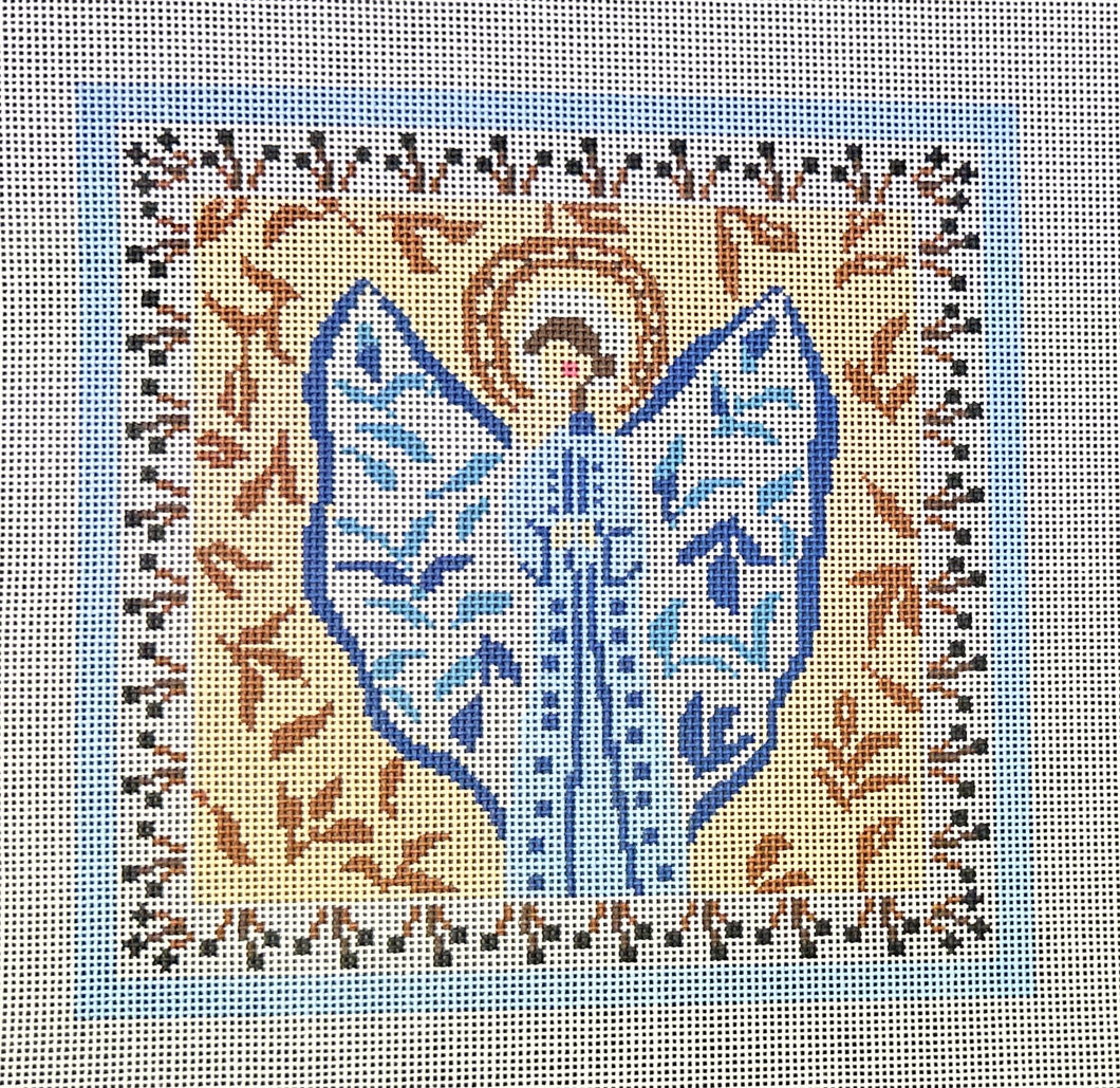 CM84 Joyful Angel, Blue & Tan