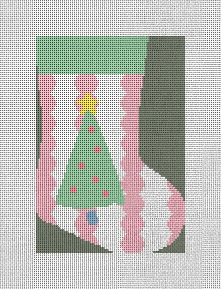 CM120 Christmas Tree Mini Stocking