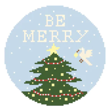 Be Merry Round-HT-132 : 4 3/8