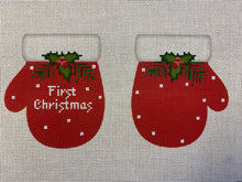 Load image into Gallery viewer, first christmas mittens
