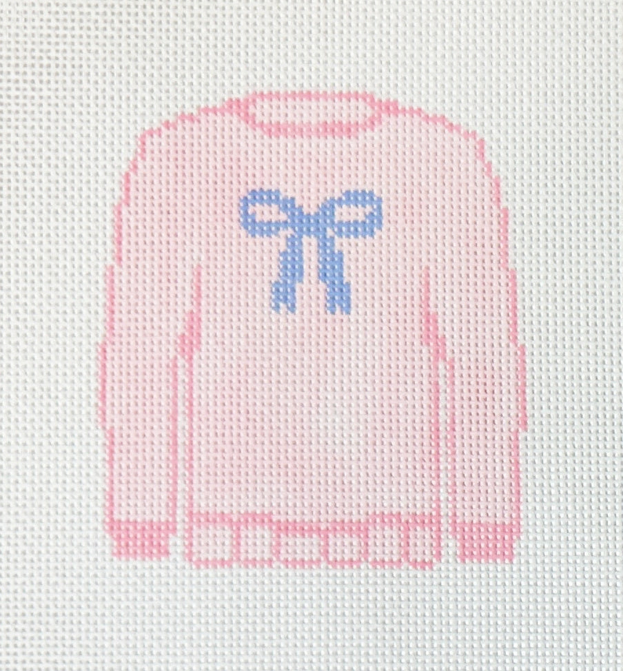 JAN0047 Pink Bow Sweater