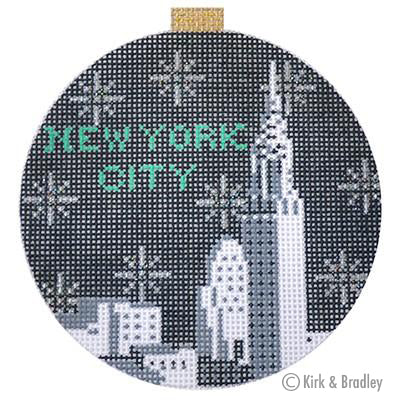 NYC Skyline City Bauble