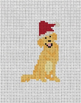 MCD44 Dog with Santa Hat