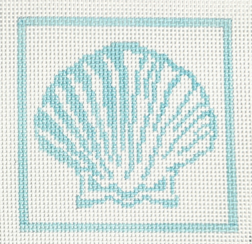 Micro Needlepoint Shell Pattern Shimmering Scallop Shell – The Needle Bug
