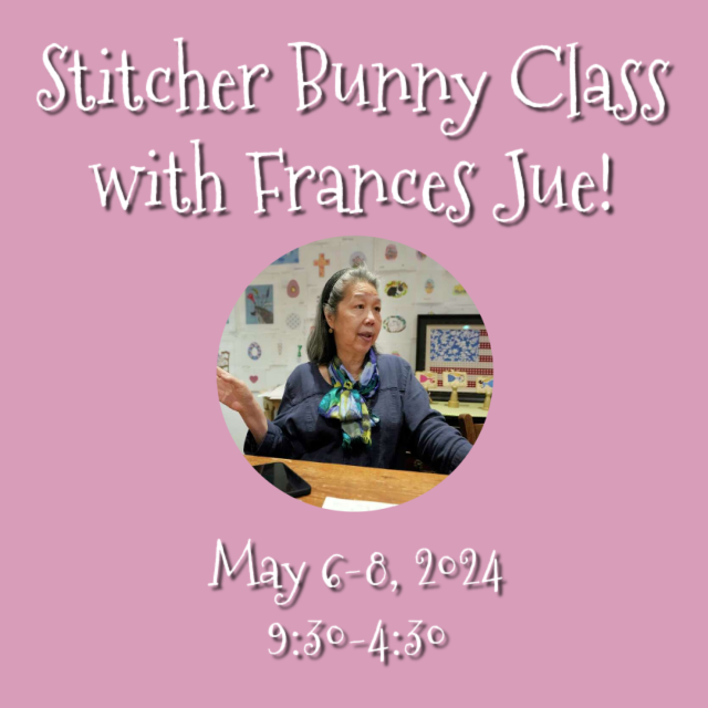 Frances Jue Class - Stitcher Bunny