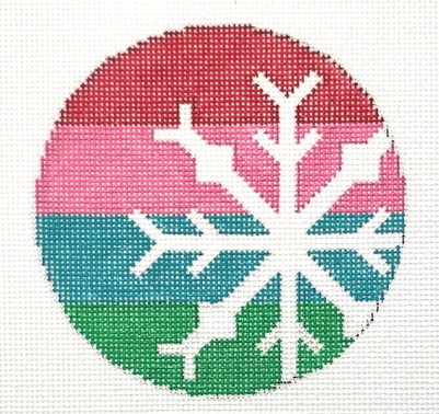 Snowflake on Stripes – The Needle Bug