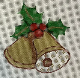 108-N Bells with Holly (Little Bits w/ Stitch Guide)