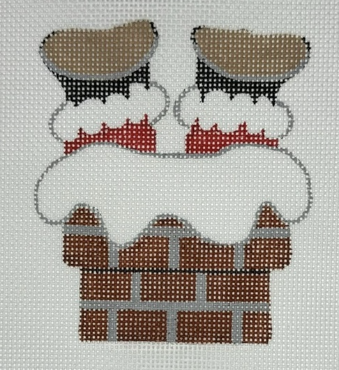 108-H Chimney Santa (Little Bits w/ Stitch Guide)