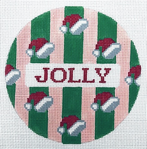 CRL- 2 Large Christmas Round- Jolly