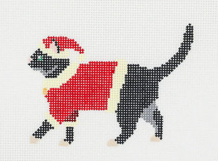 Santa Black Cat