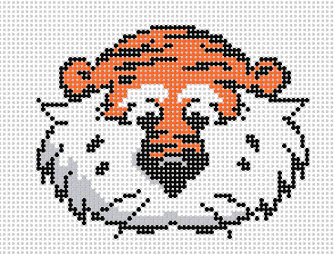 Aubie Auburn Ornament