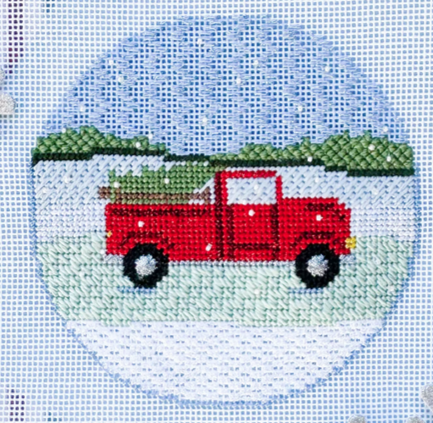 Winter Red Truck SS175