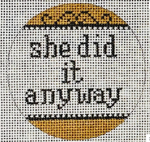She did it anyway -354