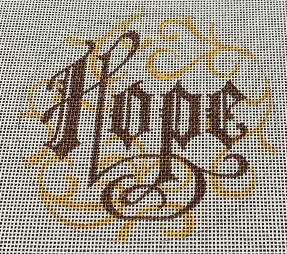 Hope Ornament-18 mesh : 4.25 round