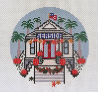 Seaside Post Office at Halloween