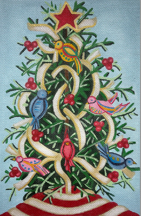 Birdie & Berries Christmas Tree 4926