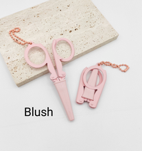 Load image into Gallery viewer, Portable folding scissors with sheath
