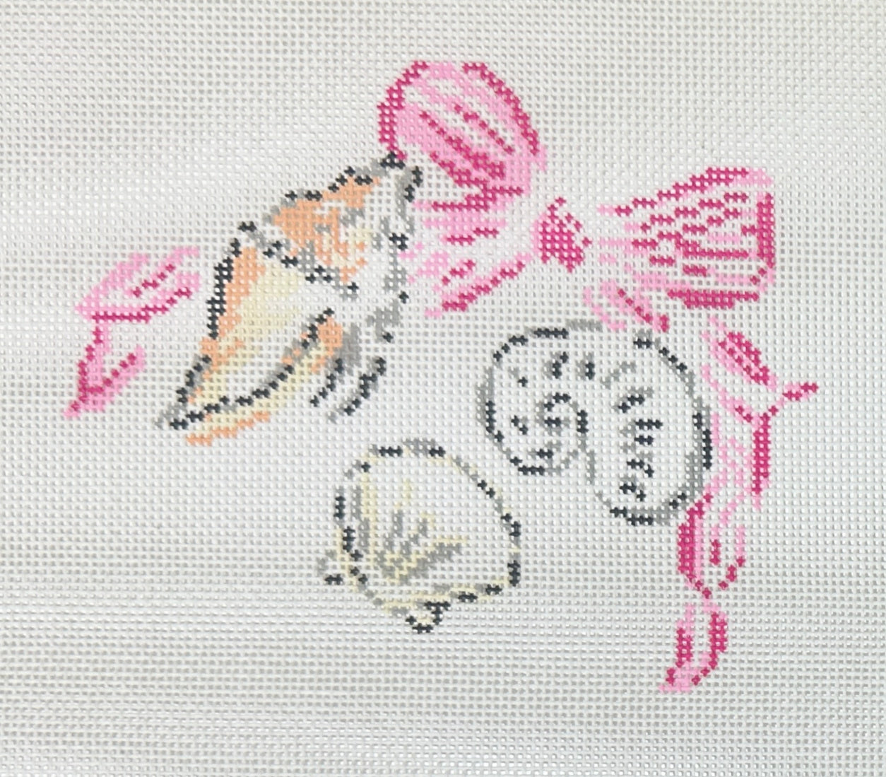 WLBB01 Bow With Sea Shells – The Needle Bug