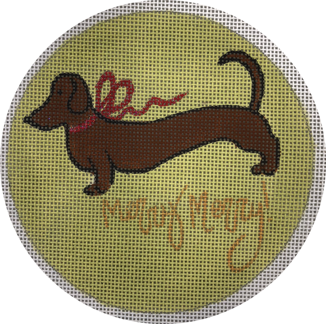 CM30BRG brown dachshund merry, gold