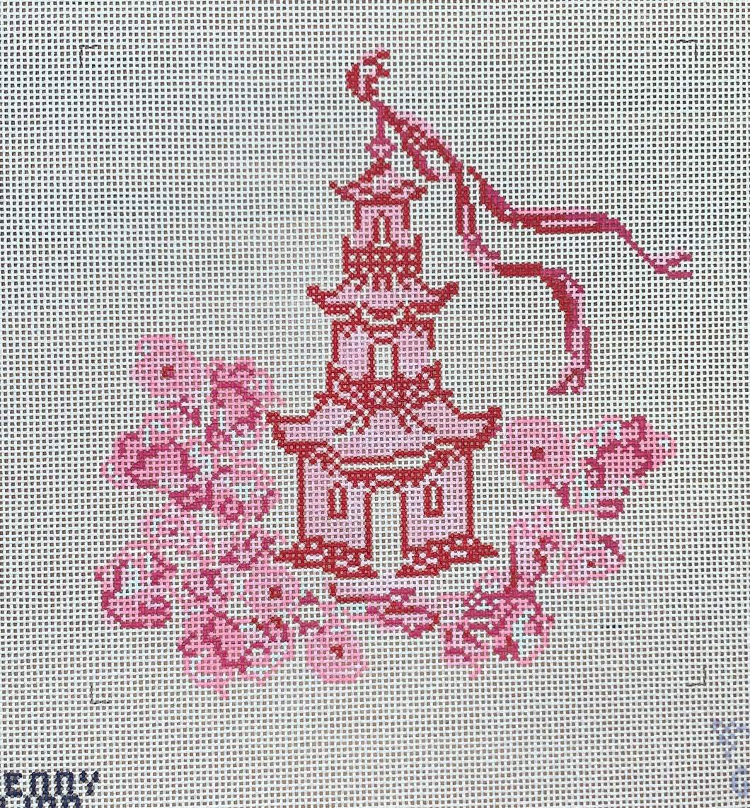 Pink Cherry Blossom Pagoda