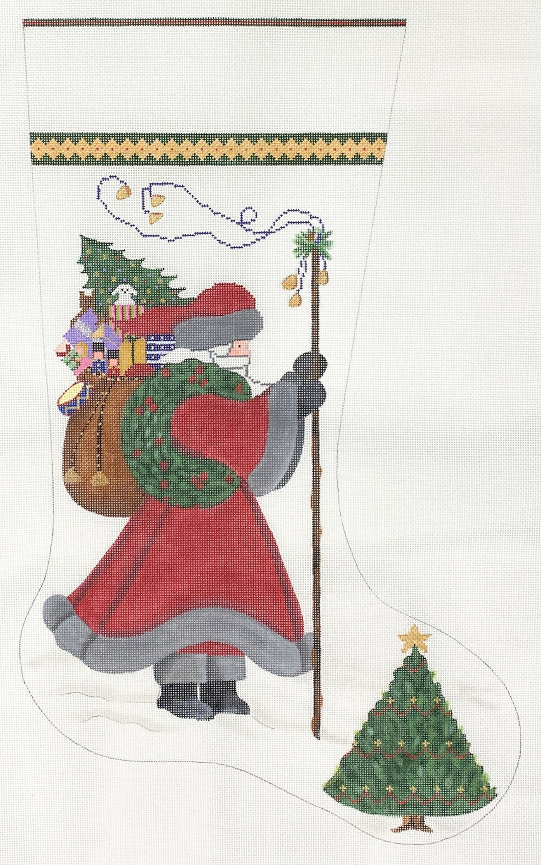 253 santa, tree stocking