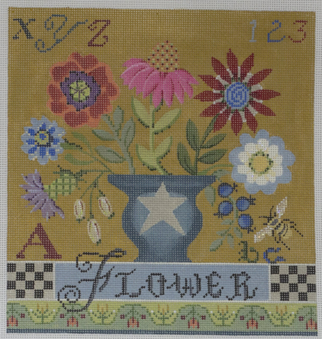 country flower sampler