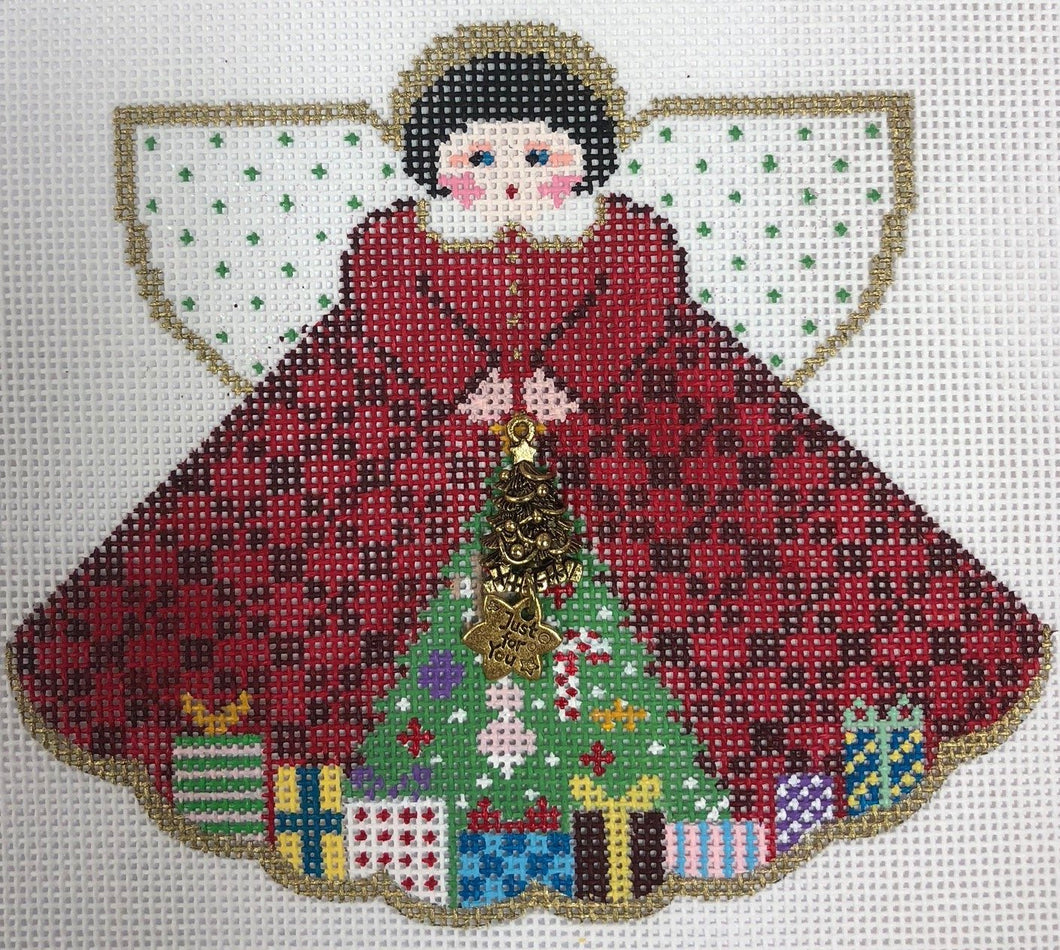 under the tree angel with preview stitch guide