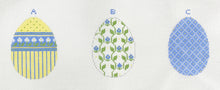 Load image into Gallery viewer, quinn&#39;s 3 egg omelette, blue white &amp; yellow
