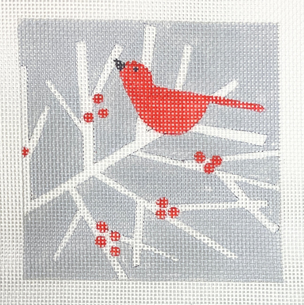 MD24 berry branch, red bird