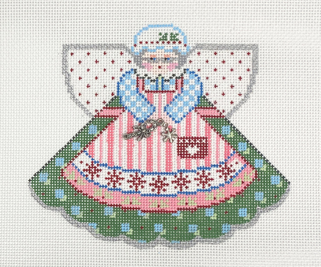 mrs. claus angel with charm