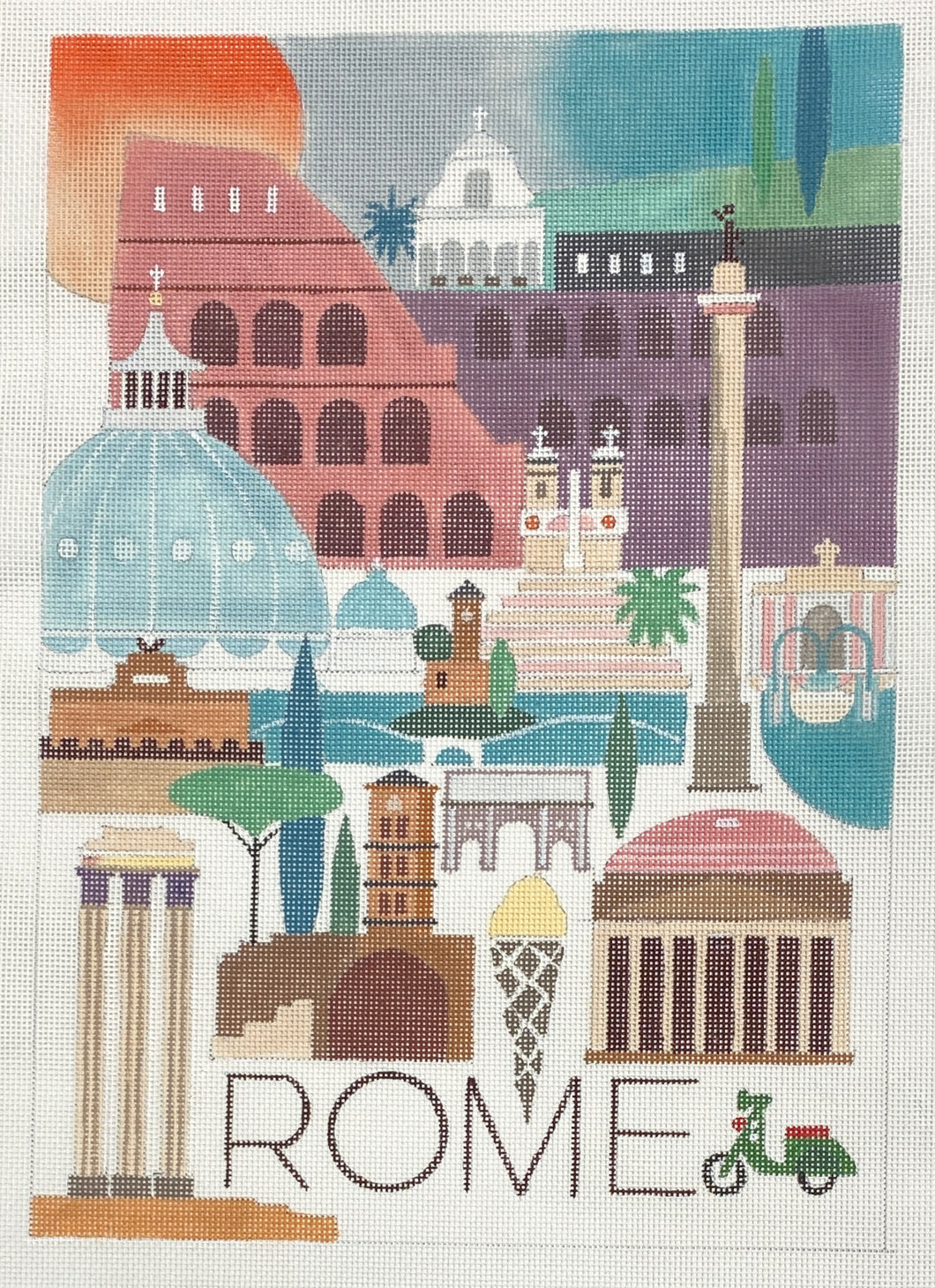 rome world travel poster